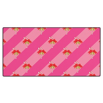 Camilla Foss Candy Cane Desk Mat -Deny Designs