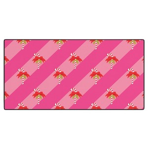 Camilla Foss Candy Cane Desk Mat -Deny Designs - 1 of 4