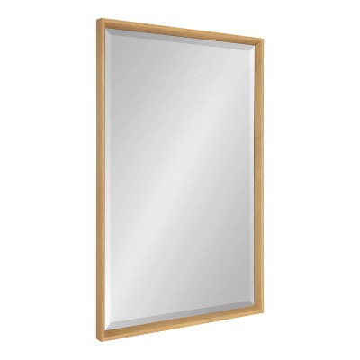 25.5" x 37.5" Calder Rectangle Wall Mirror Natural - Kate & Laurel All Things Decor