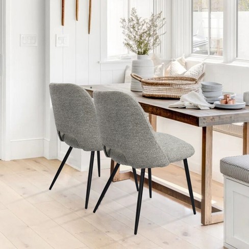 Dining chairs 2025 grey legs