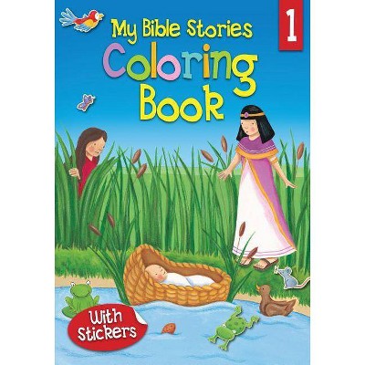 My Bible Stories Coloring Book 1 - by  Juliet David (Paperback)