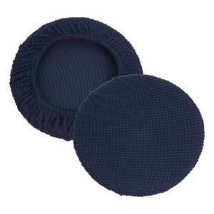 Unique Bargains Non-slip Washable Elastic Round Bar Stool Seat Cushions 2 Pcs - 1 of 4