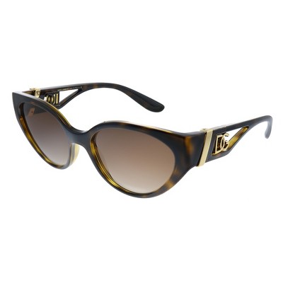 Dolce & Gabbana Dg 6146 502/13 Womens Cat-eye Sunglasses Havana 54mm ...