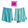 2pk 30" x 60" Print and Stripe Cotton Beach Towels - Great Bay Home - 2 of 4