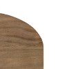 Set of 2 Bookends Brown MDF & Wood by Foreside Home & Garden - 4 of 4