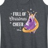 Women's - Disney - Full Of Christmas Cheer Rapunzel Graphic Racerback Tank - 2 of 4