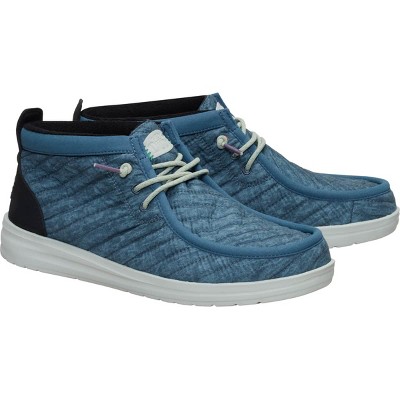 HEYDUDE Men Wally Mid Gripr Washed Quilt , Stormy Blue/Multi, 10 — фото 2
