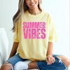 Simply Sage Market Summer Vibes Block Distressed Garment Dyed Tee - 2 of 4