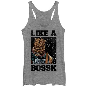Women's Star Wars Bounty Hunter Like a Bossk Racerback Tank Top - 1 of 3
