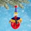 De Carlini Italian Ornaments 8.0 Inch Goodwin Gigglesworth Christmas Tree Ornament , Christmas Decor Clown, Circus (1PC) - 2 of 4