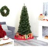 6.5ft. Cashmere Slim Artificial Christmas Tree with 660 Branches – Sleek Elegant Holiday X-Mas Glow - 2 of 4