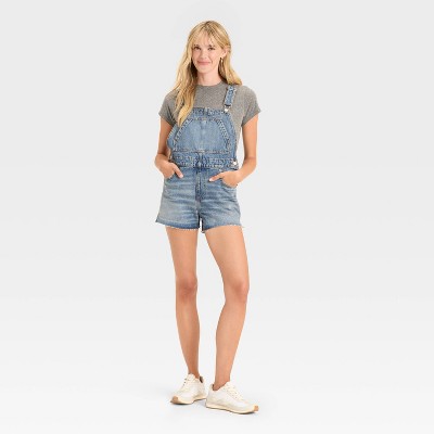 Women's Denim Shortalls - Universal Thread - image 3