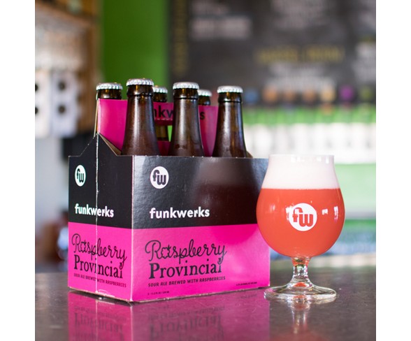 Funkwerks Raspberry Provincial - 6pk / 12 fl oz Bottle