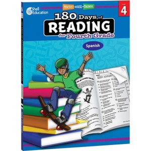 180 Days(tm) Reading for Fourth Grade - (180 Days of Practice) by  Margot Kinberg (Paperback) - 1 of 1