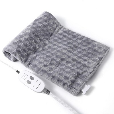 GustoWave 12" x 24" Portable Electric Heating Pad for Back Pain Relief
