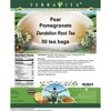 TerraVita Pear Pomegranate Dandelion Root Tea (50 tea bags, ZIN: 560419, 2-Pack) - 2 of 4