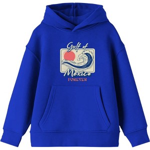 Gulf of Mexico Forever Sunset Wave Youth Long Sleee Hoodie - 1 of 2