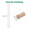 Unique Bargains Crafts Garden Christmas Decoration Round Natural Wood Sticks 50 Pcs - 2 of 4