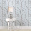 NuWallpaper Woods Peel and Stick Wallpaper Blue: Removable Adhesive Vinyl, Self-Adhesive, Smooth Finish, 28.2 Sq Ft Coverage - 2 of 3