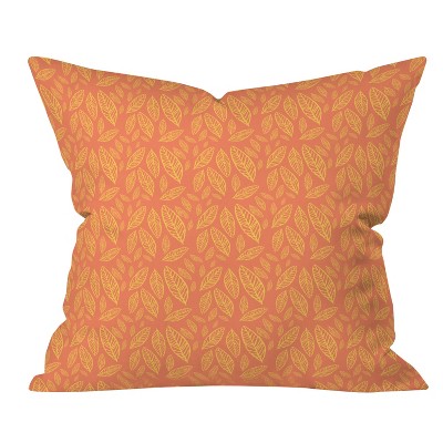Orange Throw Pillow - Deny Designs