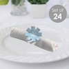 Big Dot of Happiness Winter Wonderland - Snowflake Holiday Party and Winter Wedding Paper Napkin Holder - Napkin Rings - Set of 24 - 2 of 4