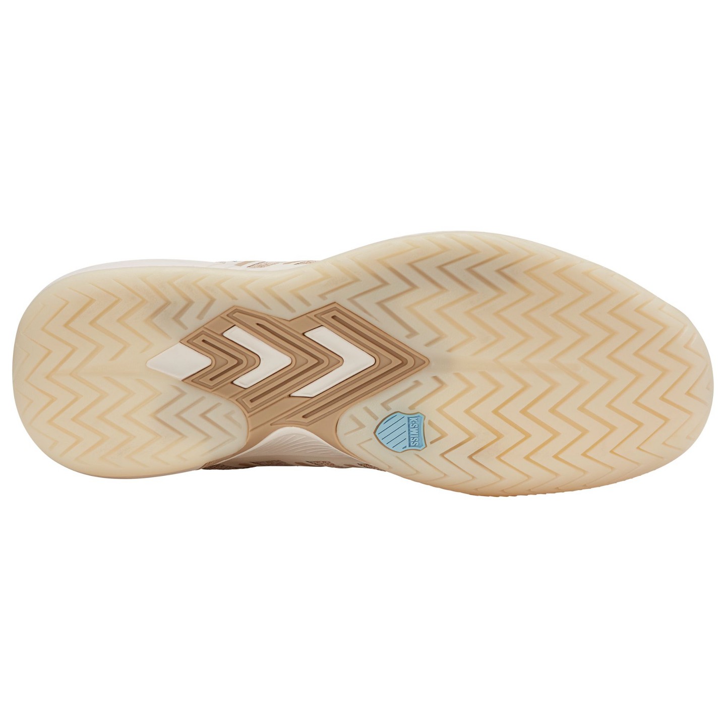 Мужские кроссовки K-Swiss Ultra Court Pickleball Shoe (Jet Stream/Irish Cream), цвет: Кремовый — фото 6