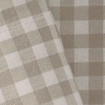 khaki gingham