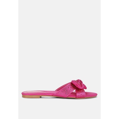 fleurette bow flat Womens sandals Women