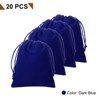 Unique Bargains Velvet Reusable Soft Jewelry Headphone Candy Drawstring Gift Bags 20 Pcs - 3 of 4