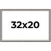 PosterPalooza | Slim Profile Silver Picture Frame - UV Acrylic, Backing Board, Hanging Hardware Included - 2 of 4