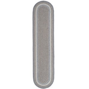 Earth Rugs Rustic Multi-Tone Oval Braided Rug – Durable Farmhouse Decor - 1 of 1