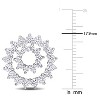 EVERLY JEWELRY | Sterling Silver 2 3/4 CT TGW DEW Created Moissanite Stud Earrings - 3 of 4