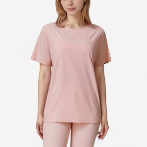 Anna-Kaci Active Women's Relaxed Fit Crew Neck T-Shirt with Short Sleeves and Soft Stretch Fabric for Everyday Comfort - 1 of 4