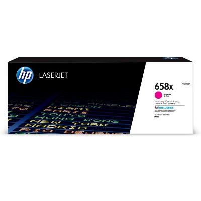 HP Inc. 658X High Yield Magenta Original LaserJet Toner Cartridge, ~28,000 pages,
