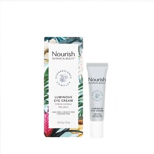 Nourish Organic Botanical Beauty Luminous Eye Cream - 0.5 fl oz - 1 of 3