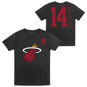 NBA Miami Heat Kids' Tyler Herro Performance T-Shirt - 1 of 3