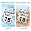 Unique Bargains Aluminum Weather Resistant Waterproof Rust Free Traffic Sign 1 Pc - 4 of 4