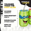 Dragon Glassware x Teenage Mutant Ninja Turtles 16 oz Drinking Glasses Set of 4 - 3 of 4