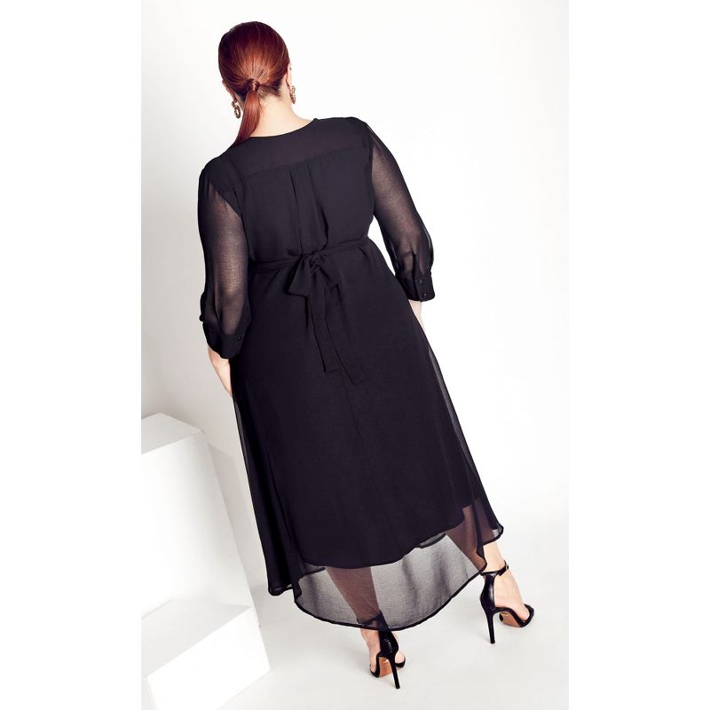 Women's Plus Size After Dark Dress - black | ARNA YORK, 2 of 6