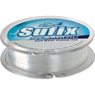 Sufix 50 Yard InvisiLine Ice Fluorocarbon Fishing Line - 5 lb. Test - Clear