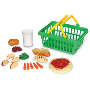 Learning Resources Healthy Dinner Play Food Basket - 1 of 4