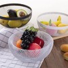 Metal Wire Woven Fruit Storage Bowl Basket for Kitchen, Large Black Mesh Fruit Stand, for Apple, Pineapple, Banana, Orange, Lemon, Pear (White) - 3 of 4