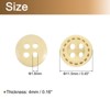 Unique Bargains Wooden DIY Craft Clothing 4 Holes Sewing Buttons 100 Pcs - 2 of 4