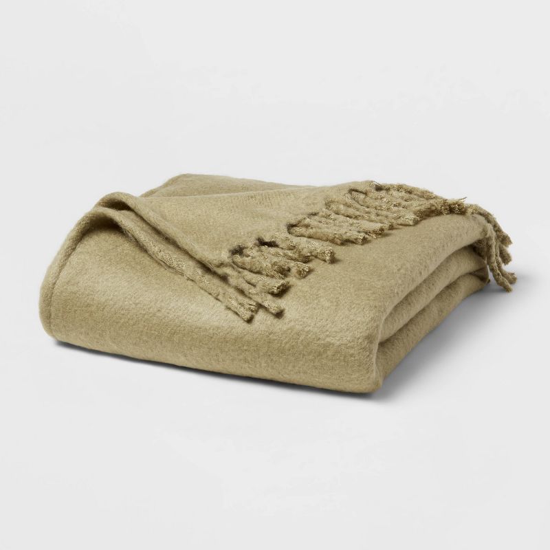 Faux Mohair Bed Throw - Threshold™, 1 of 8