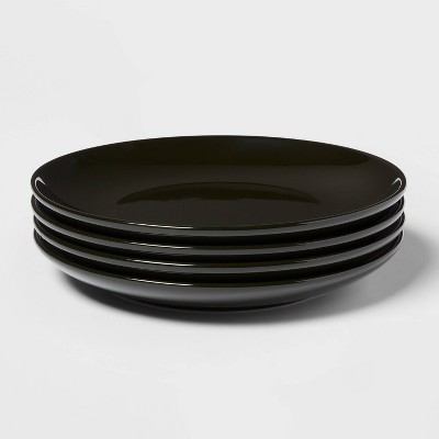 10" 4pk Stoneware Avesta Dinner Plates Black - Project 62™