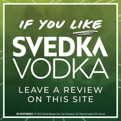 SVEDKA Cucumber Lime Flavored Vodka - 750ml Bottle