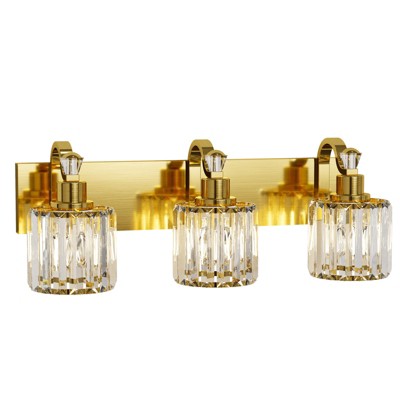 Modern Crystal Bathroom Vanity Lights Gold Bathroom Light Fixtures Crystal Vanity Shower Lights Over Mirror