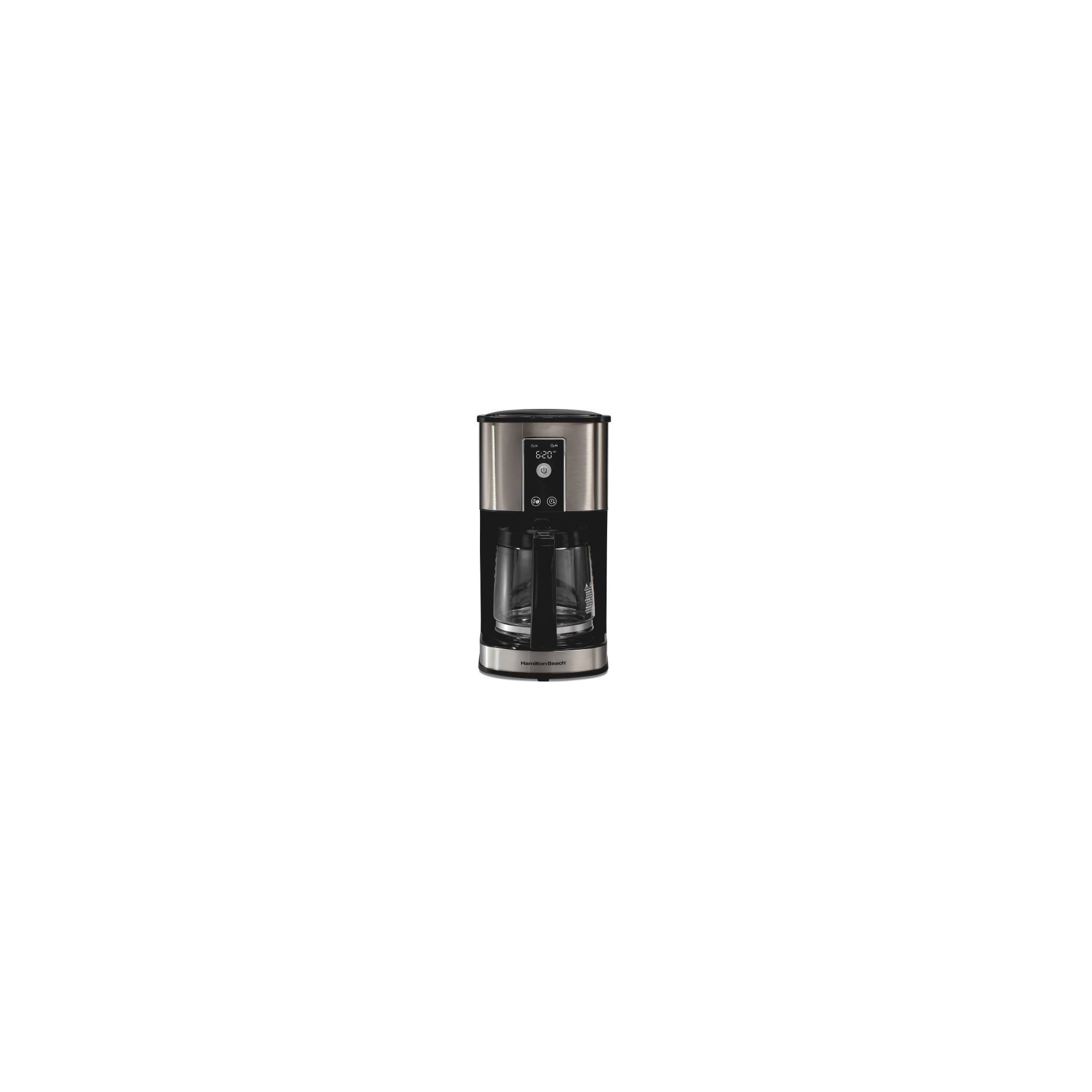 Hamilton Beach 12Cup Programmable Hot & Iced Coffee Maker 49620: Electric Drip Machine, 950W, Dishwasher-Safe Parts