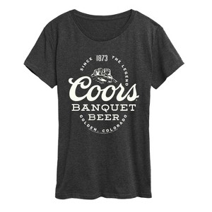 Women's - Coors - Banquet Beer Short Sleeve Graphic T-Shirt - 1 of 4