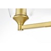 Elegant Lighting Gianni 4 light Black and Clear Bath Sconce - 4 of 4